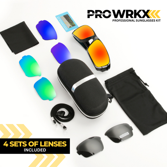 PROWRKX Professional Polarized Sunglasses Kit